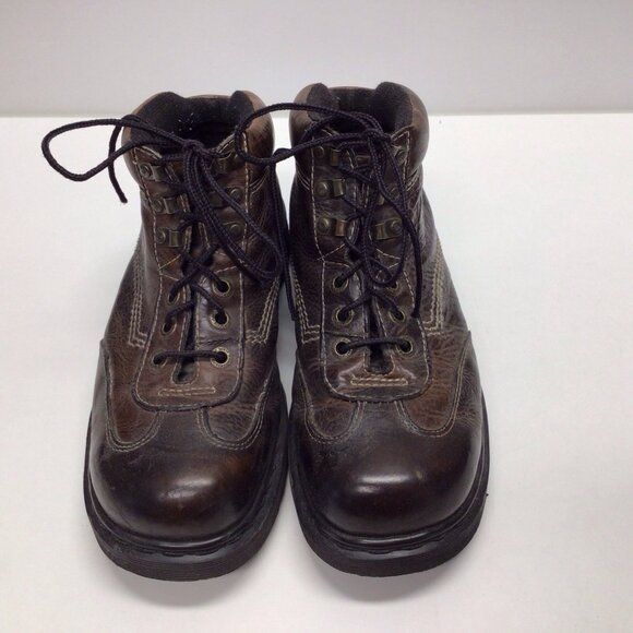 Dr. Martens Boots Y2K Brown Hiking Made in England Leather - Picture 14 of 14